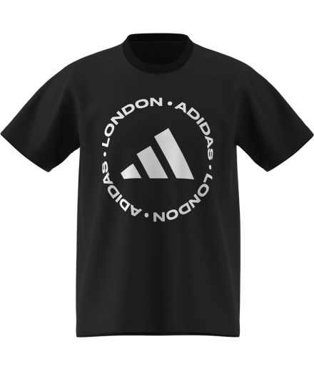 Camiseta adidas London Circle Preto