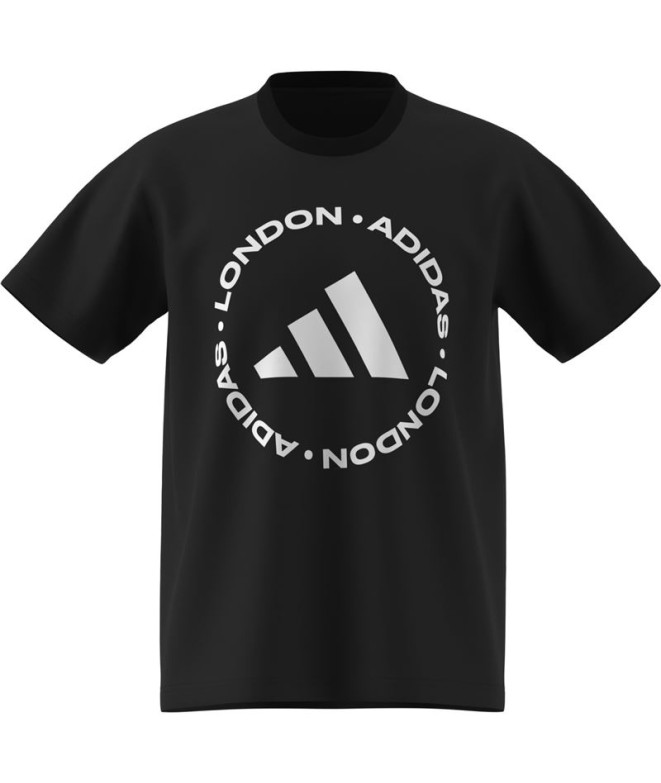 Camiseta adidas London Circle Negro