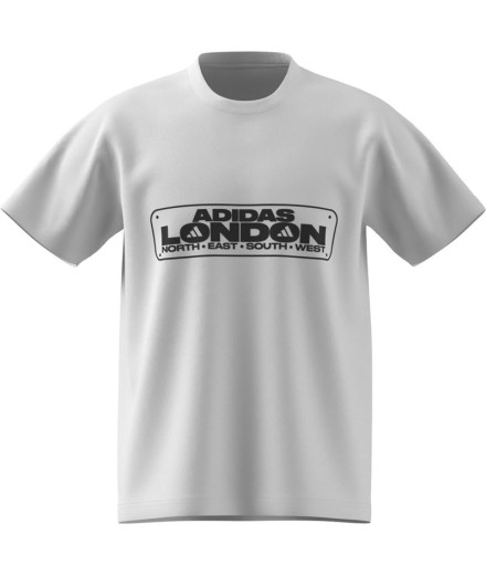 T-shirt adidas London Sign Gris/Noir