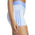 Collants de Fitness adidas Hyg Rib 1/4 Femme Bleu