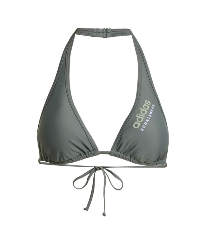 Bikini de Natación adidas Spw Neckh Mujer Gris