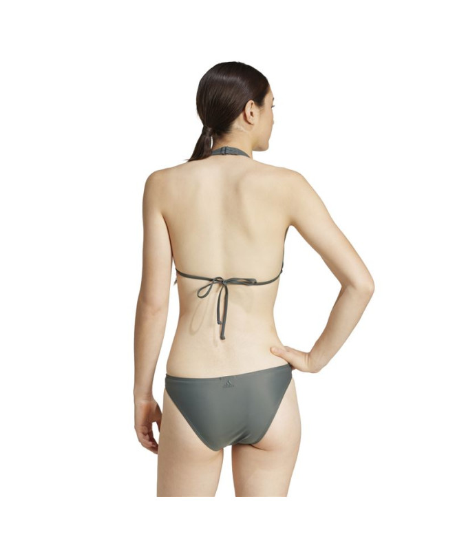 Bikini de Natación adidas Spw Neckh Mujer Gris