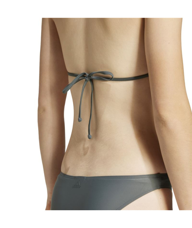 Bikini de Natación adidas Spw Neckh Mujer Gris