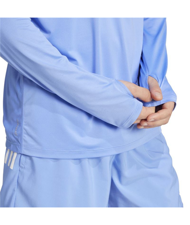Sudadera de Running adidas Otr B Hz Hombre Azul