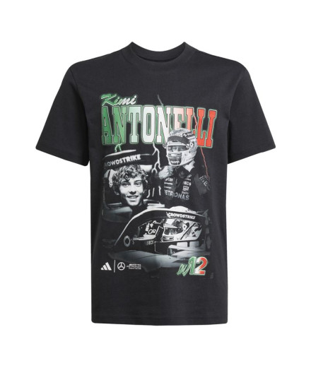 Camiseta adidas Mer Ka Gfxtee Infantil Negro