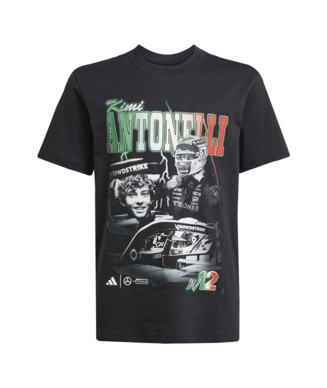 Camiseta adidas Mer Ka Gfxtee Infantil Negro
