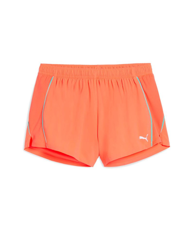 Pantalón de Running Puma W Run Velocity 3" Rojo Mujer
