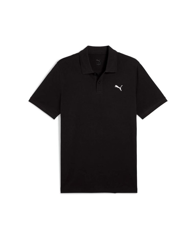 Polo Puma Essentials Pique Homem Preto