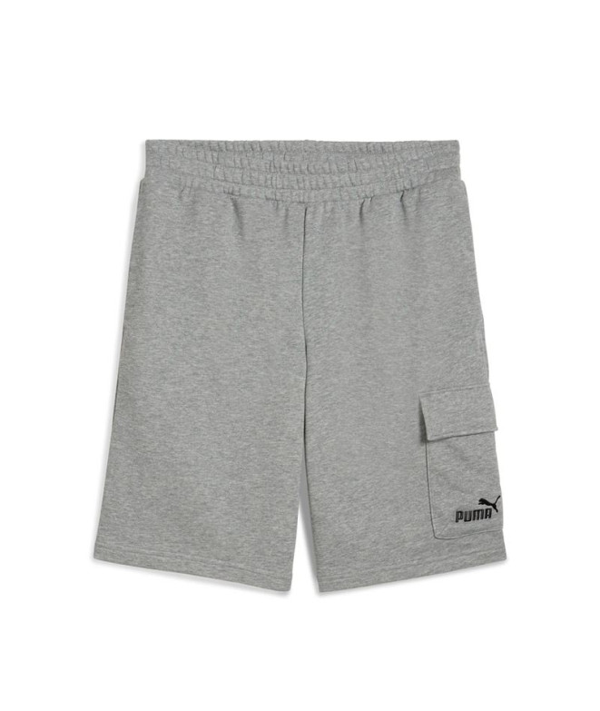 Pantalón Puma Essentials No. 1 Logo Cargo Hombre Gris