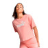 Camiseta Puma Essentials Cropped Rosa Mujer
