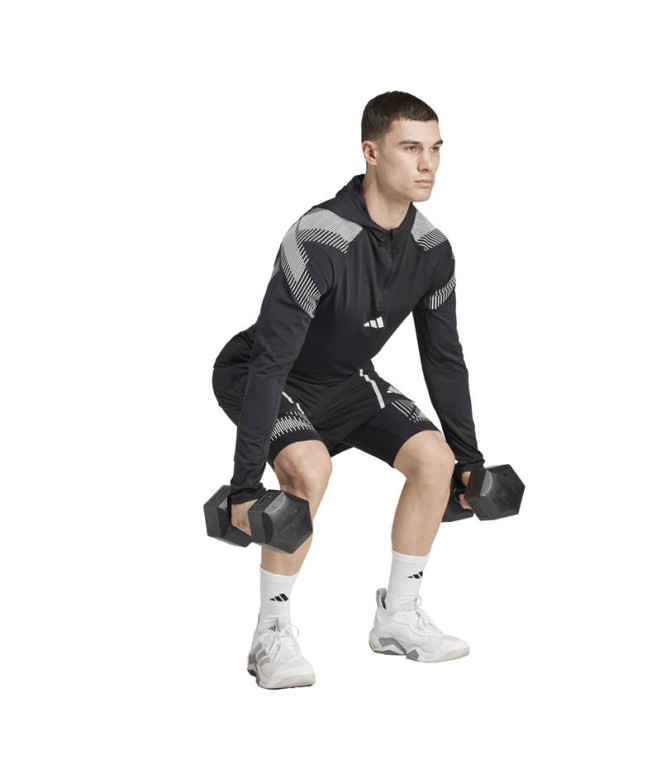 Moletom de Fitness adidas Ps Quarter Zip Homem...