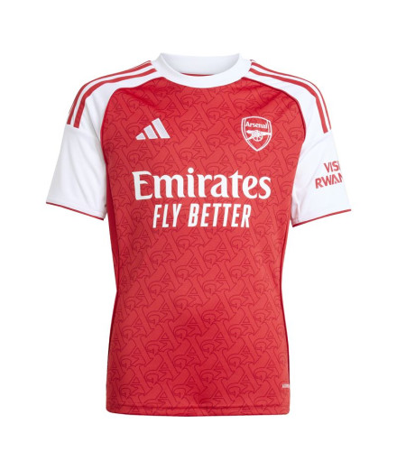 Camiseta de Futebol adidas Arsenal H Jsy Infantil Vermelho
