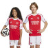 Camiseta de Futebol adidas Arsenal H Jsy Infantil Vermelho