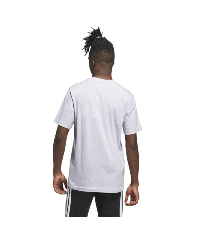 Camiseta adidas Vsty Crest Homem Cinza