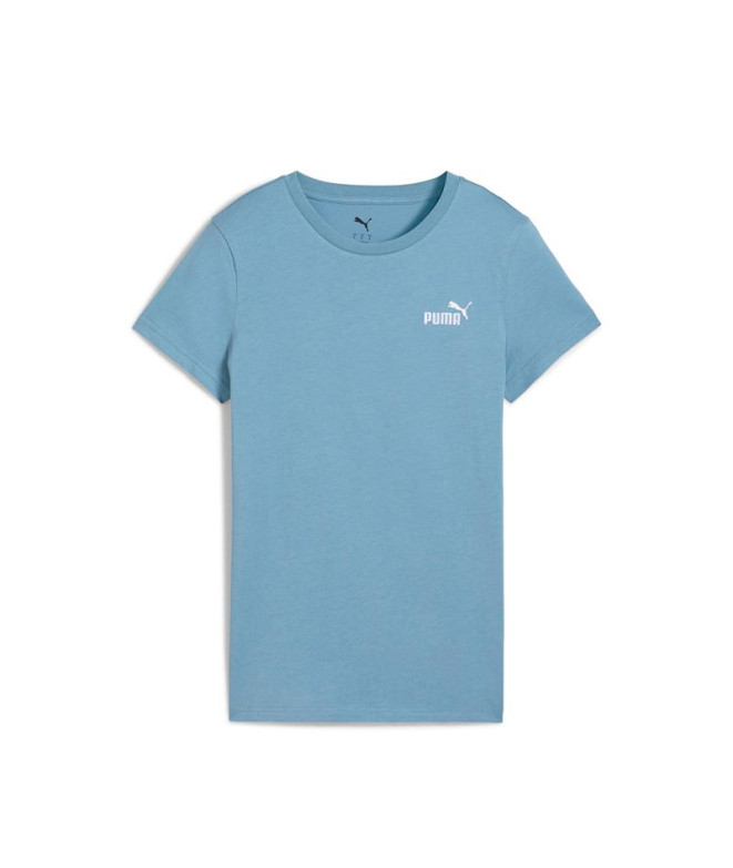 Camiseta Puma Essentials Small No. 1 Logo Mujer Azul