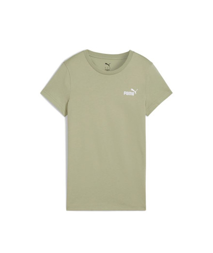 Camiseta Puma Essentials Small No. 1 Logo Mulher Verde