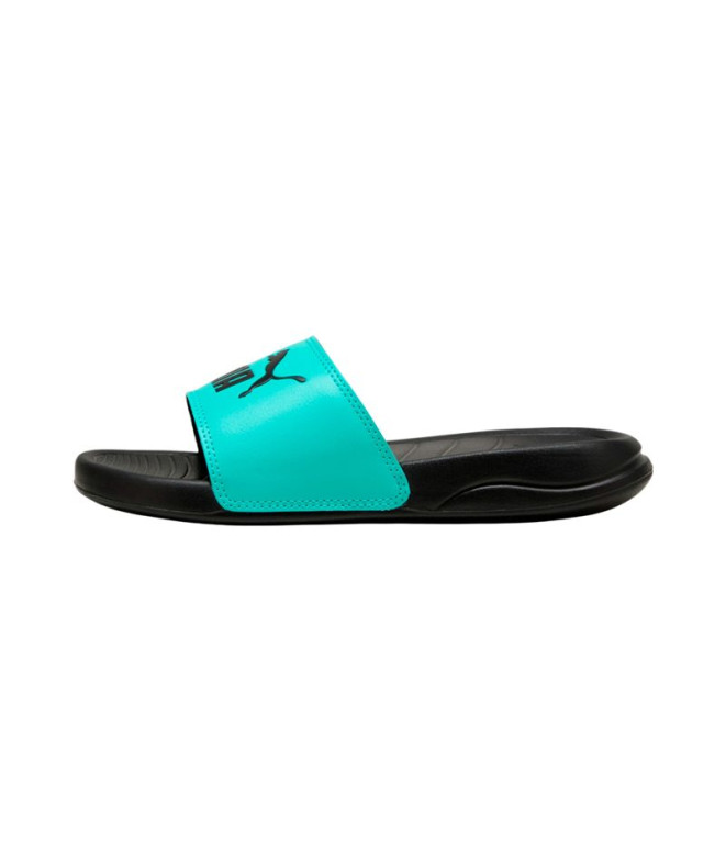 Chanclas Puma Popcat 20 ,Aquatic Negro, Niño