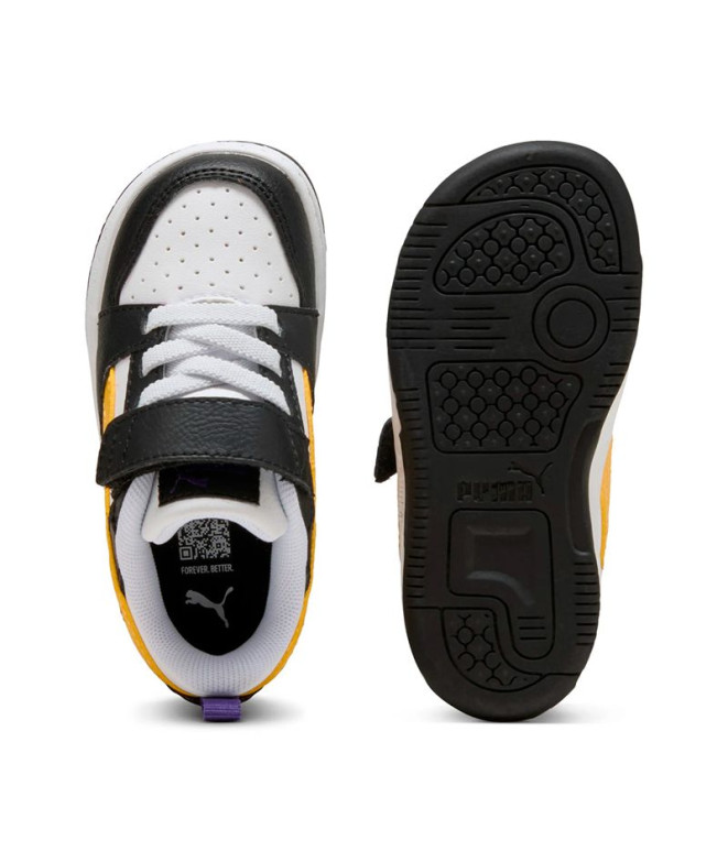 Sapatilhas Puma Rebound V6 Lo A, Preto Amarelo,...