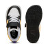 Zapatillas Puma Rebound V6 Lo A, Negro Amarillo, Niño