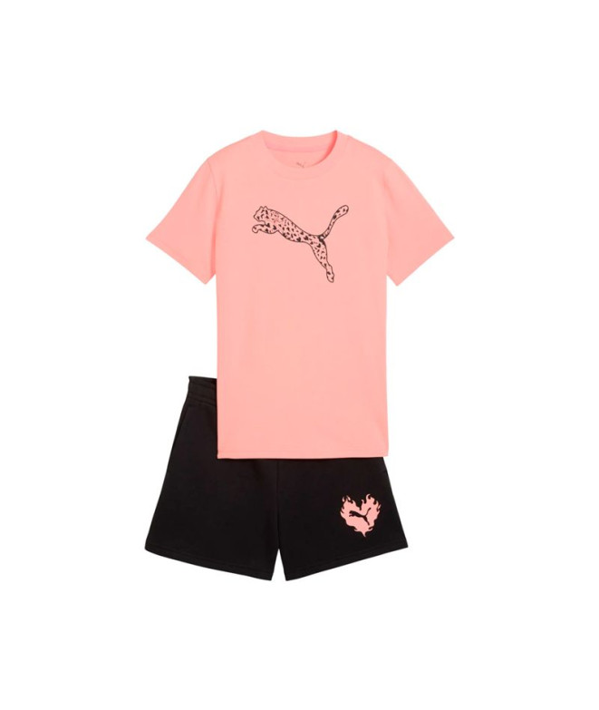 Survêtement Puma Flaming Love And Fille Rose