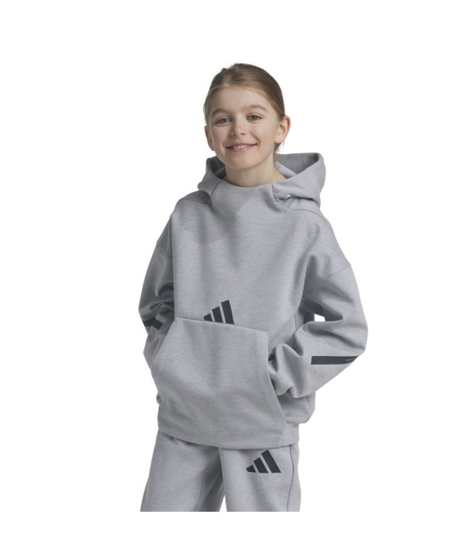 Sweat adidas Z.N.E. Hoodie Enfant Gris