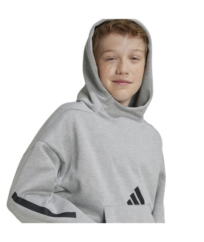 Sweat adidas Z.N.E. Hoodie Enfant Gris