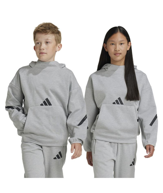 Sweat adidas Z.N.E. Hoodie Enfant Gris