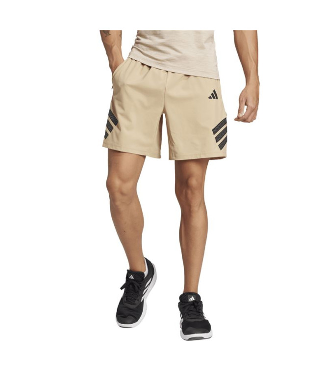 Pantalons de Fitness adidas Gym+ 3 Bandes Short...