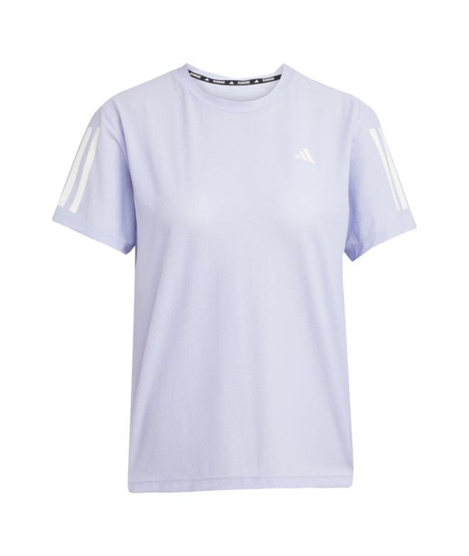 Camiseta de Running adidas Own the Run Mujer Violeta