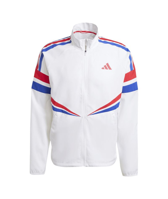 Veste de running adidas Adizero R Blanc