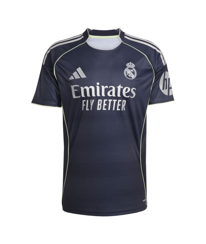 Camiseta de Futebol adidas Real Madrid A 25/26 Homem Azul Marinho