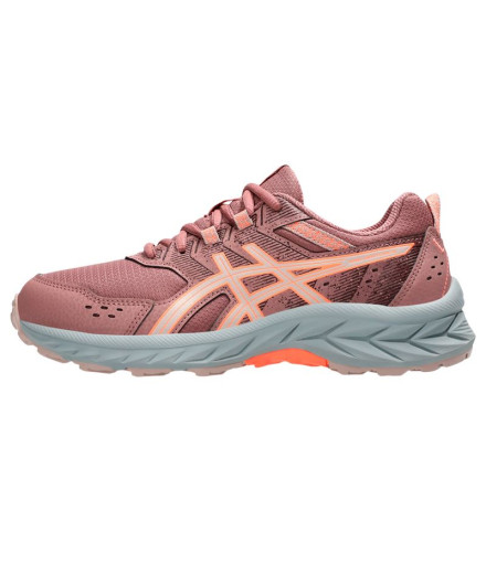Chaussures de Trail ASICS Pre Venture 9 Gs Enfant Rouge/Rose 2