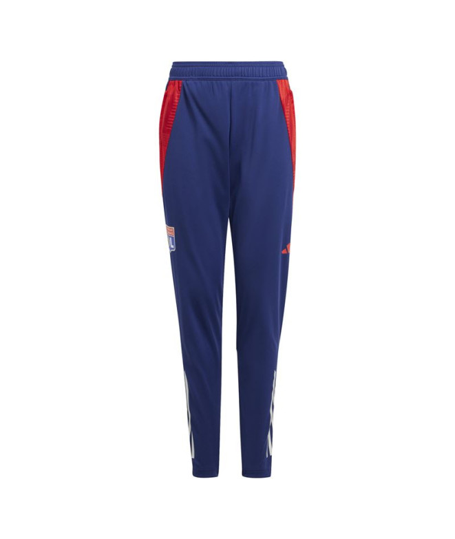 Pantalón adidas Olympique Lyonnais 2024/2025 Tiro24 Training Infantil Azul