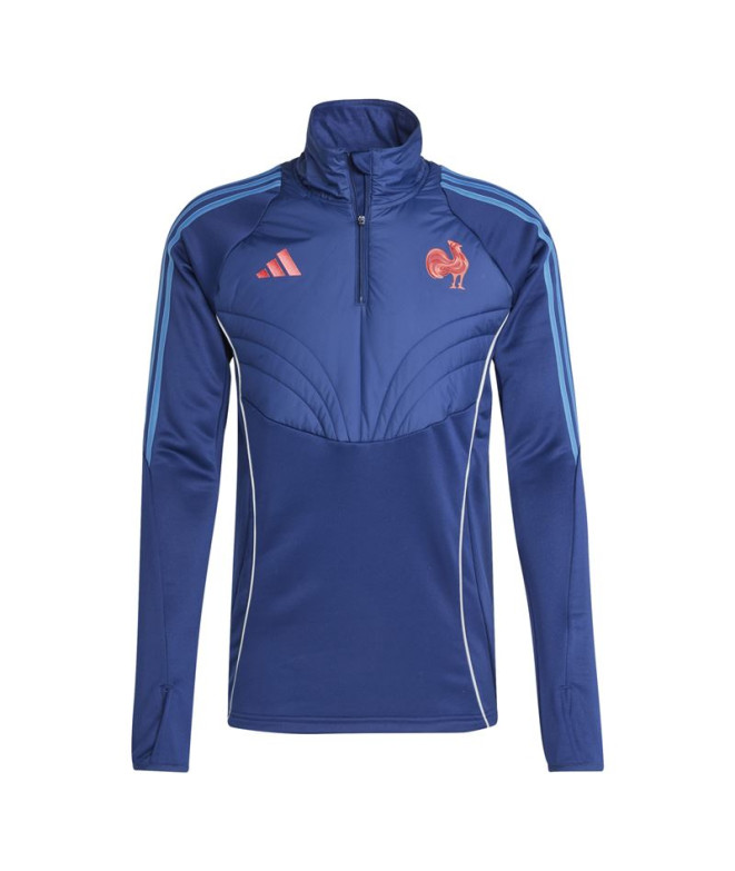 Sudadera de Rugby adidas Ffr Winterized Hombre Azul Oscuro