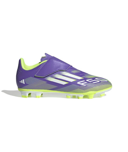 Botas de Futebol adidas F50 Club Vel Fg/Mg Infantil Roxo