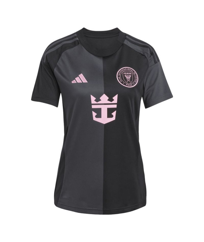 Camiseta de Fútbol adidas Inter Miami A Jsy Mujer Negro