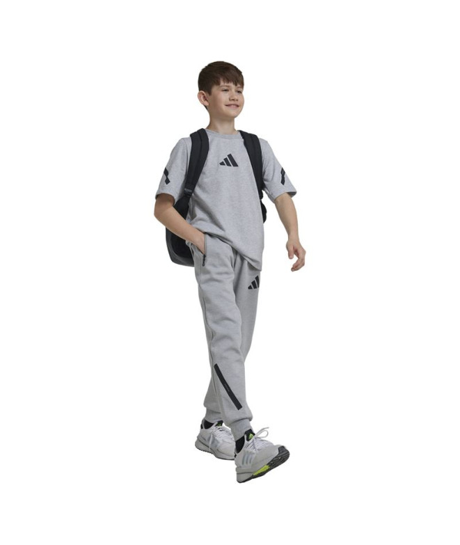 Calça adidas Z.N.E. Infantil Cinza