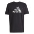 Camiseta adidas Camo Logo Homem Preto