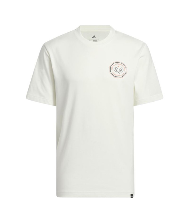 Camiseta adidas Club Scenic Homem Bege