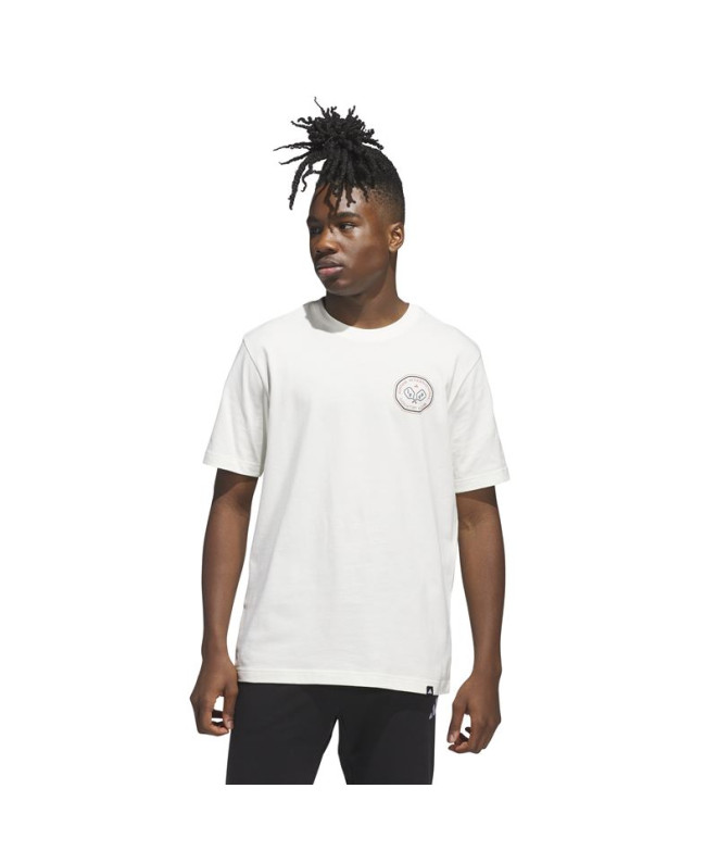 T-shirt adidas Club Scenic Homme Beige