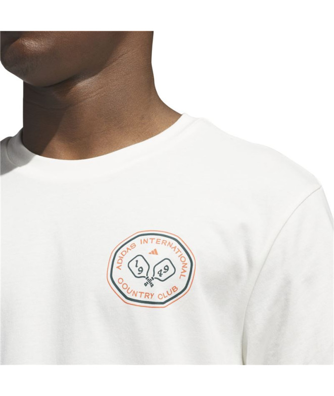 Camiseta adidas Club Scenic Homem Bege