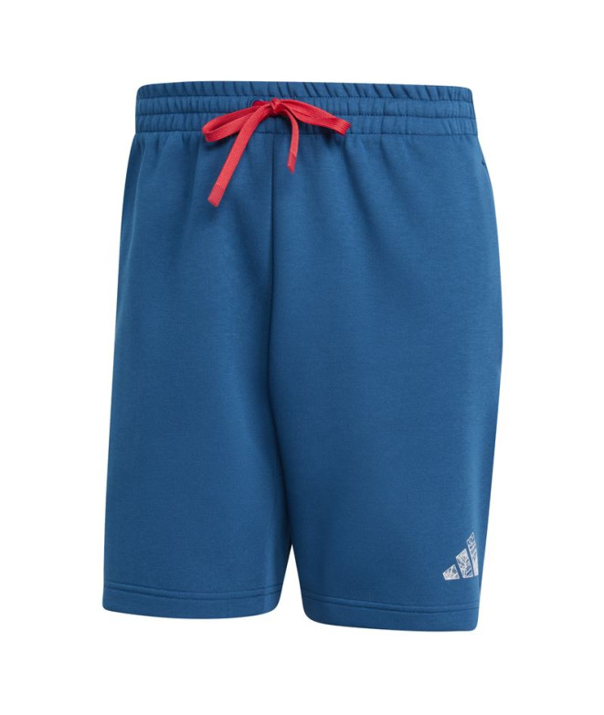 Pantalon adidas Sm Sweatshort Homme Bleu