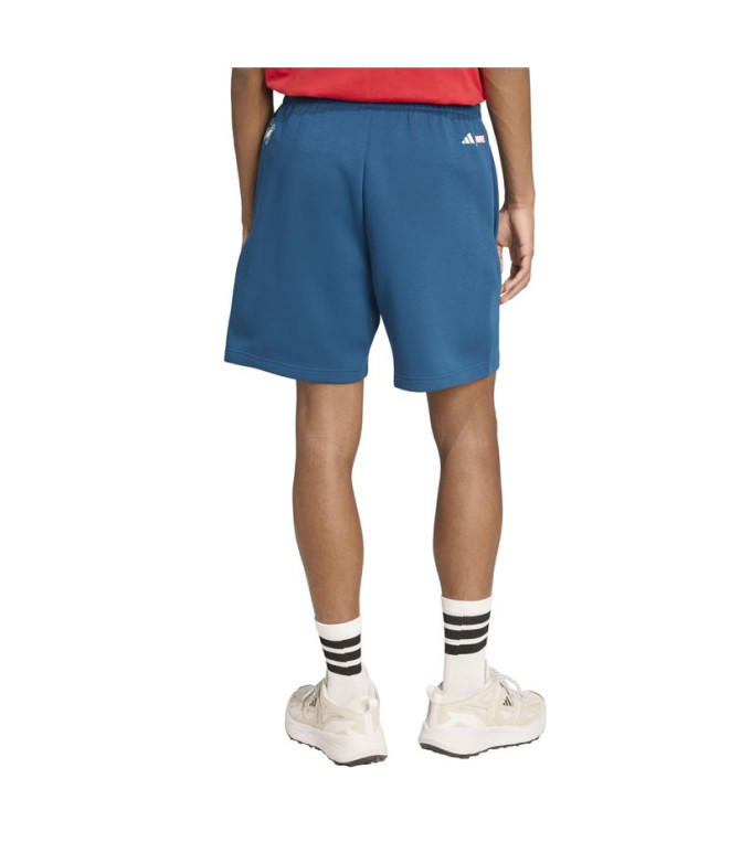 Pantalon adidas Sm Sweatshort Homme Bleu