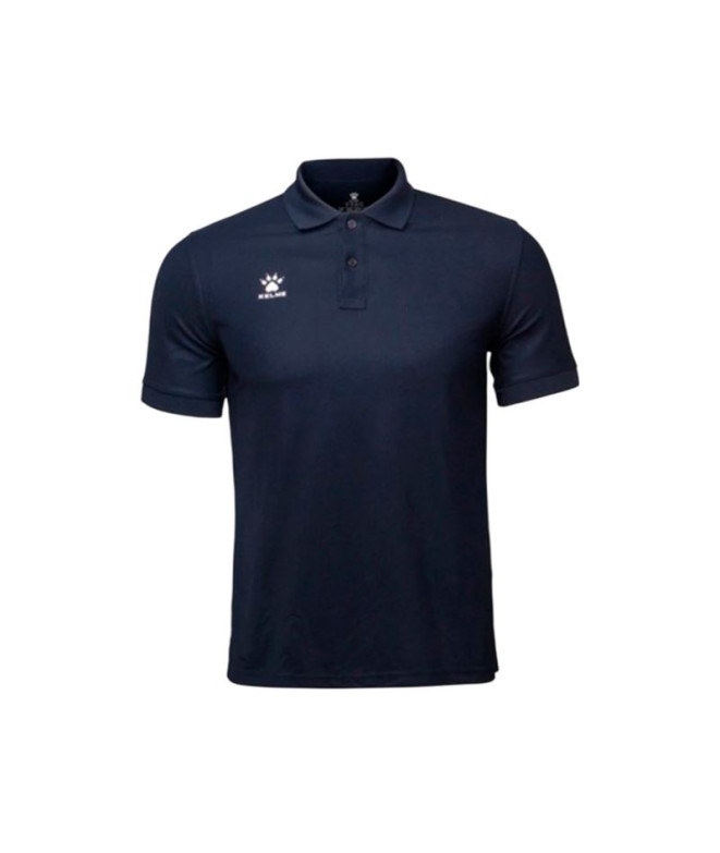 Polo de Futebol Kelme Kids Polo Infantil Azul Marinho