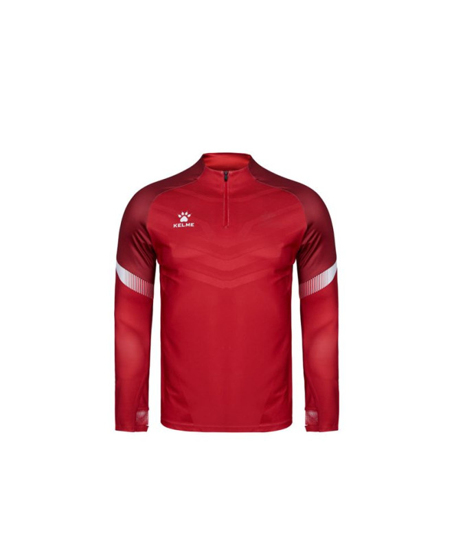 Moletom de Futebol Kelme Sweatshirt Warrior Kids Infantil Vermelho