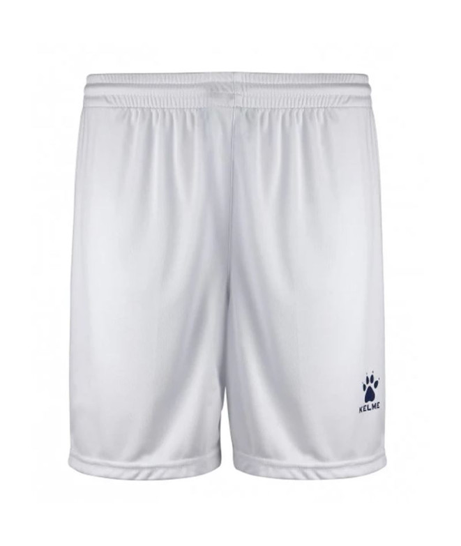 Pantalón de Fútbol Kelme Short Global Hombre Blanco