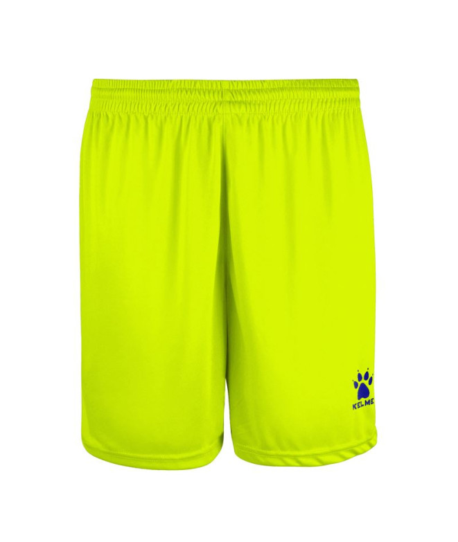 Pantalón de Fútbol Kelme Short Global Hombre Amarillo Neon