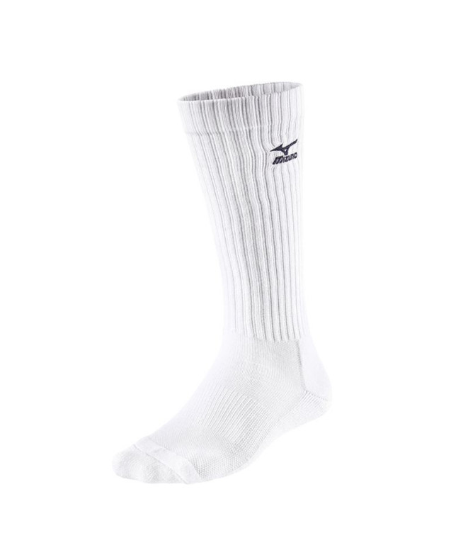 Chaussettes Mizuno Chaussettes de Volley Équipe Longues Blanc/Bleu Marine