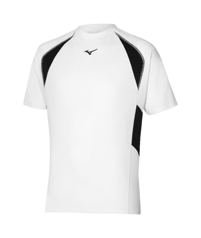T-shirt de Fitness Mizuno Athletics Oversize Tee Homme Blanc