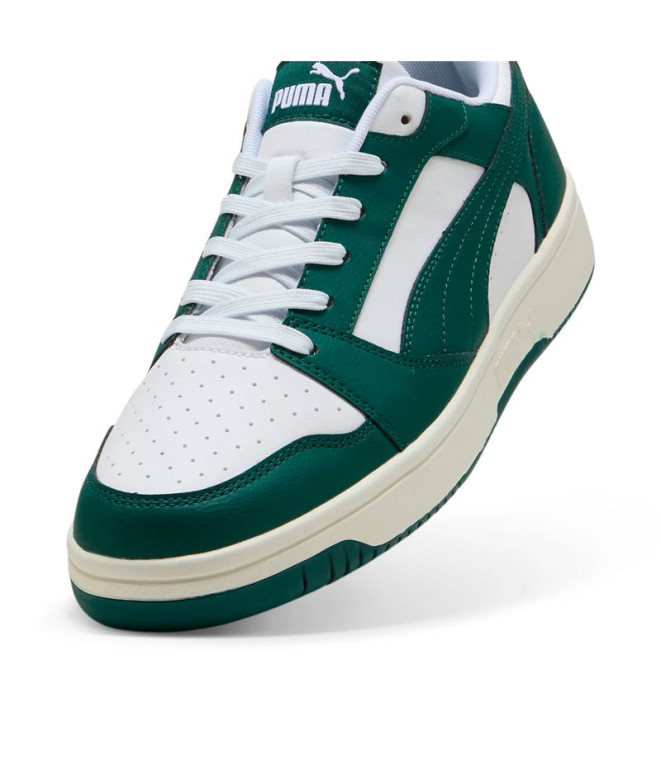 Sapatilhas Puma Rebound V6 Lo White Dark Myrtl,...